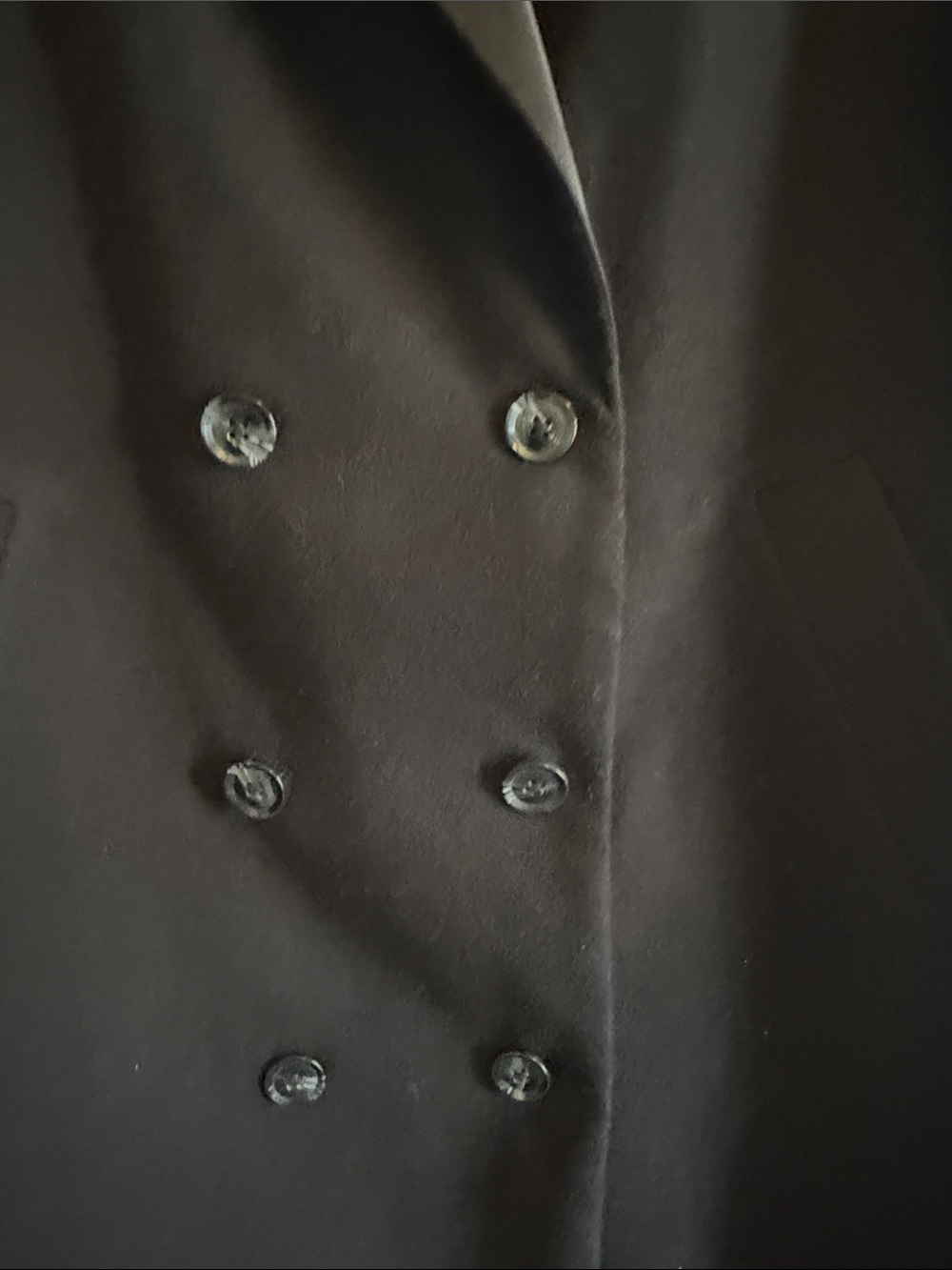 Future Collective Black Double-Breasted Long Coat - Picture 7 of 12
